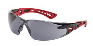 BOLLE RUSH+ SMOKE PLATINUM LENS BLK/RED - Safety Glasses